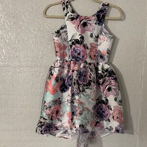 Zunie Pink and Purple Floral Dress